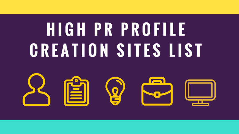 Profile Creation Sites List Do-follow Backlinks