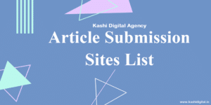 Article Submission webSites List