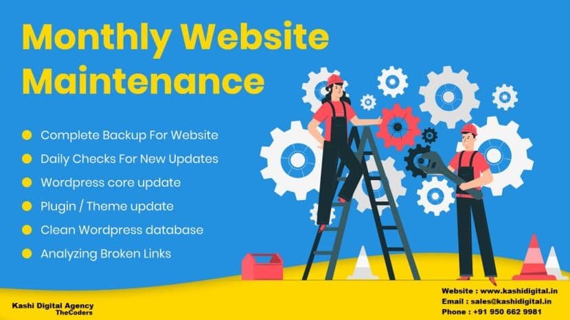 website maintenance company India